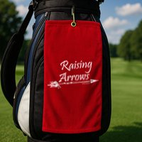 Raising Arrows Christian Psalm 127:3-5 Golf Towel