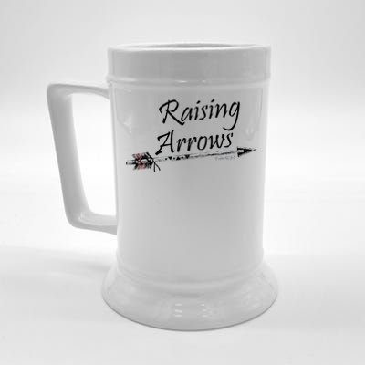 Raising Arrows Christian Psalm 127:3-5 Beer Stein