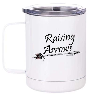 Raising Arrows Christian Psalm 127:3-5 12 oz Stainless Steel Tumbler Cup