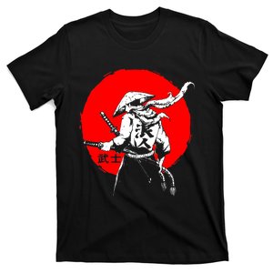 Retro Ancient Japan Samurai Warrior Tokyo Samurai Katana T-Shirt