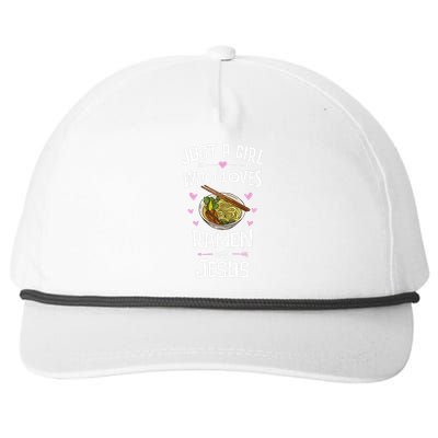 Ramen And Jesus Anime Gift Snapback Five-Panel Rope Hat