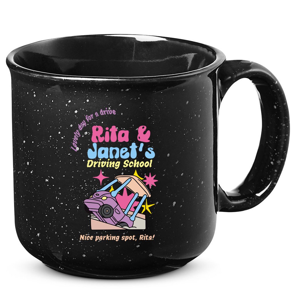 Rita And Janet Driving School 15oz Campfire Ceramic Mug