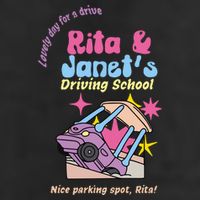 Rita And Janet Driving School Golf Towel