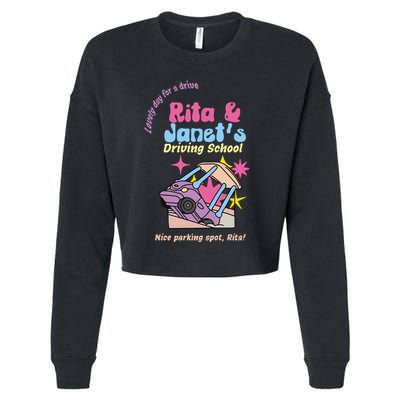 Rita And Janet Driving School Cropped Pullover Crew