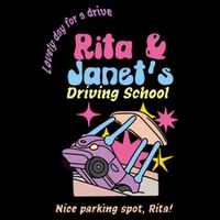 Rita And Janet Driving School Cropped Pullover Crew