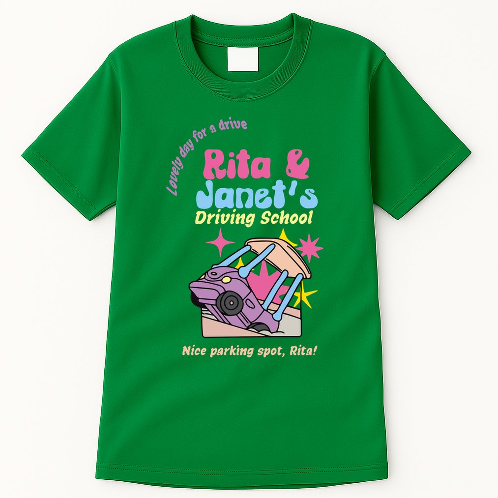 Rita And Janet Driving School Tall T-Shirt