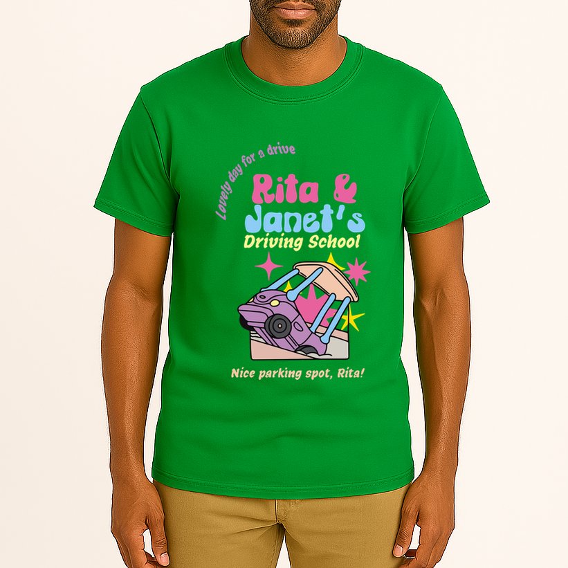 Rita And Janet Driving School Tall T-Shirt
