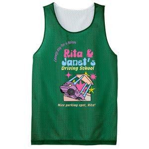 Rita And Janet Driving School Mesh Reversible Basketball Jersey Tank