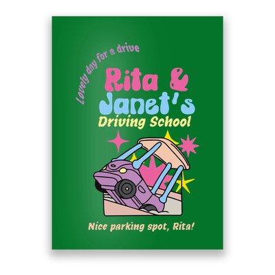 Rita And Janet Driving School Poster