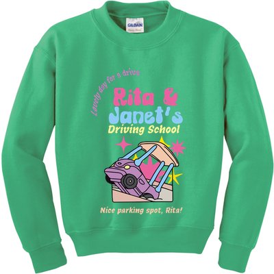 Rita And Janet Driving School Kids Sweatshirt