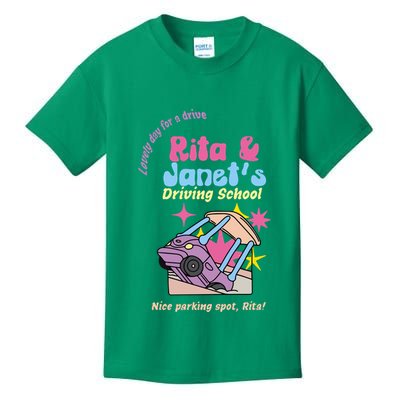 Rita And Janet Driving School Kids T-Shirt