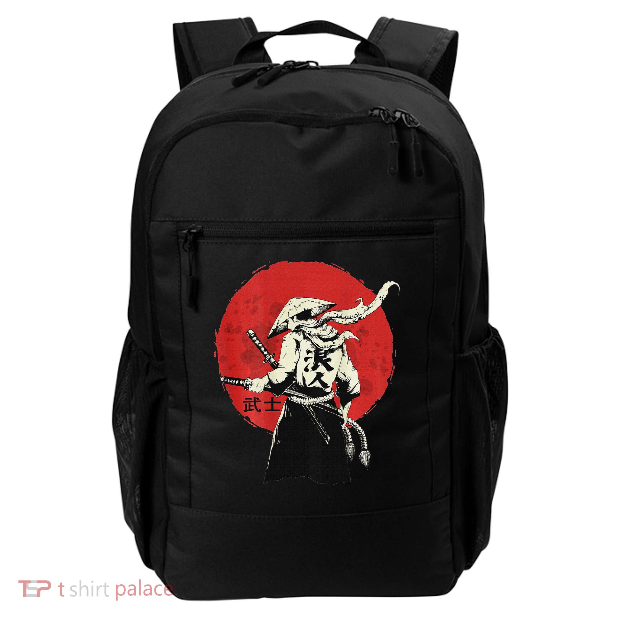 Retro Ancient Japan Samurai Warrior Tokyo Samurai Katana Backpack