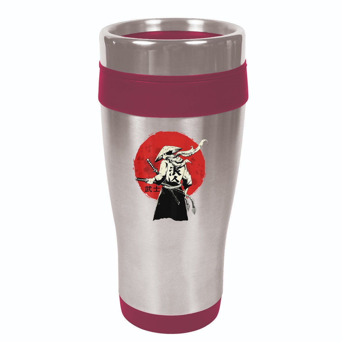 Retro Ancient Japan Samurai Warrior Tokyo Samurai Katana 16oz Travel Tumbler