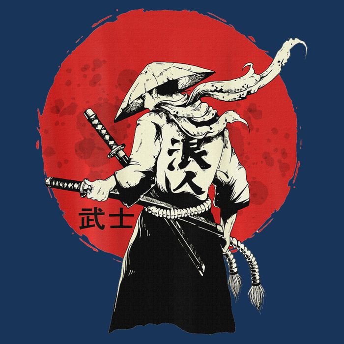 Retro Ancient Japan Samurai Warrior Tokyo Samurai Katana Infant Baby Jersey Bodysuit