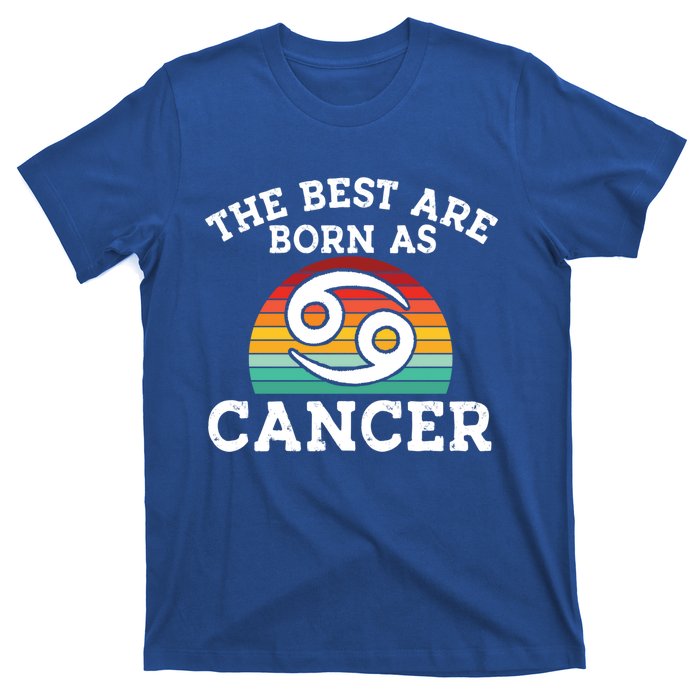 Retro Astrology June July Month Birthday Cancer Zodiac Sign Gift T-Shirt