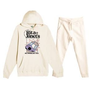 Rita And JanetS Driving School Premium Hooded Sweatsuit Set