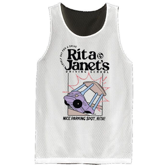 Rita And JanetS Driving School Mesh Reversible Basketball Jersey Tank