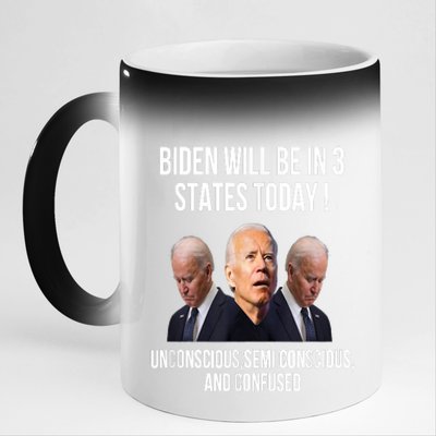 Republican Anti Joe Biden 11oz Black Color Changing Mug