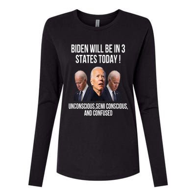 Republican Anti Joe Biden Womens Cotton Relaxed Long Sleeve T-Shirt