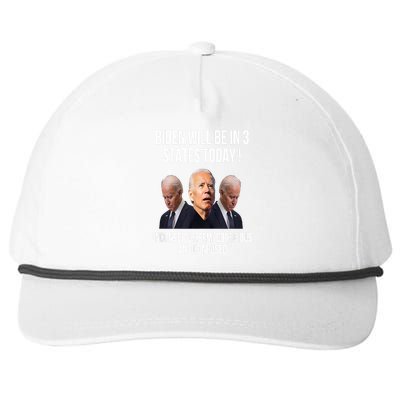 Republican Anti Joe Biden Snapback Five-Panel Rope Hat