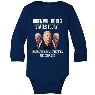 Republican Anti Joe Biden Baby Long Sleeve Bodysuit