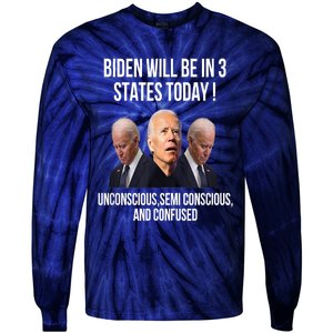 Republican Anti Joe Biden Tie-Dye Long Sleeve Shirt