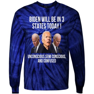 Republican Anti Joe Biden Tie-Dye Long Sleeve Shirt