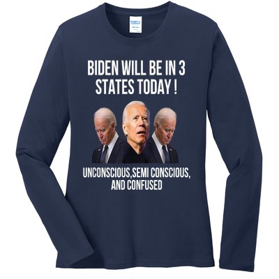 Republican Anti Joe Biden Ladies Long Sleeve Shirt