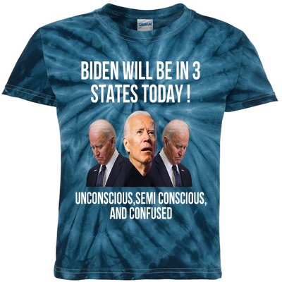 Republican Anti Joe Biden Kids Tie-Dye T-Shirt