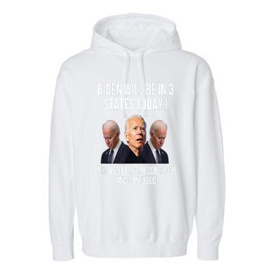 Republican Anti Joe Biden Garment-Dyed Fleece Hoodie