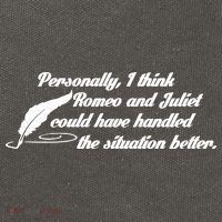 Romeo And Juliet Cotton Canvas Backpack