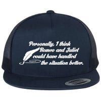 Romeo And Juliet Flat Bill Trucker Hat