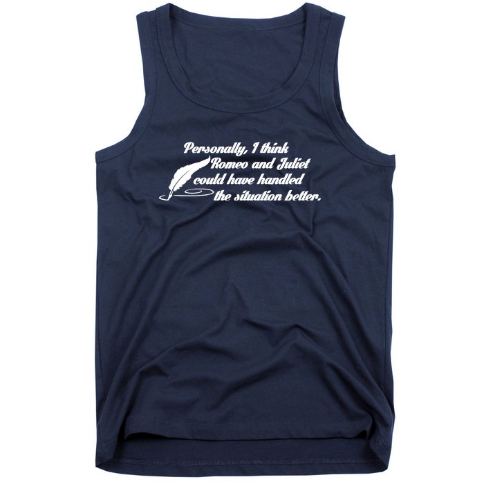 Romeo And Juliet Tank Top