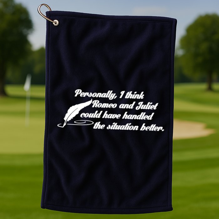 Romeo And Juliet Golf Towel