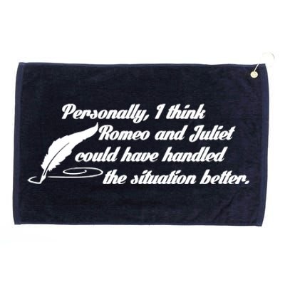 Romeo And Juliet Grommeted Golf Towel