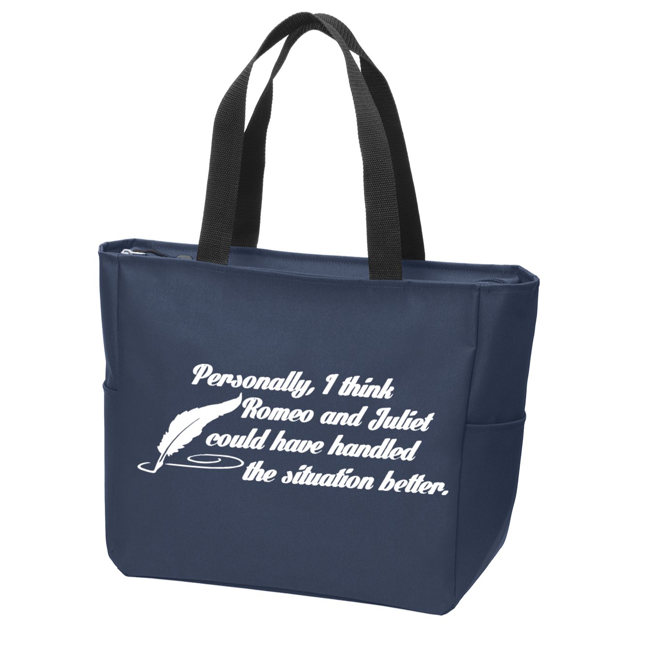 Romeo And Juliet Zip Tote Bag