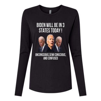 Republican Anti Joe Biden Womens Cotton Relaxed Long Sleeve T-Shirt