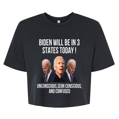 Republican Anti Joe Biden Bella+Canvas Jersey Crop Tee