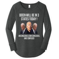 Republican Anti Joe Biden Women's Perfect Tri Tunic Long Sleeve Shirt