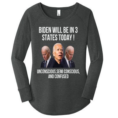 Republican Anti Joe Biden Women's Perfect Tri Tunic Long Sleeve Shirt