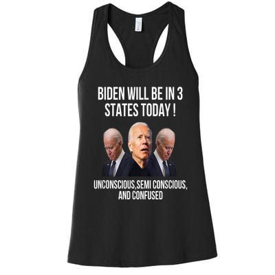 Republican Anti Joe Biden Women's Racerback Tank