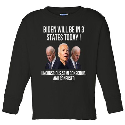 Republican Anti Joe Biden Toddler Long Sleeve Shirt