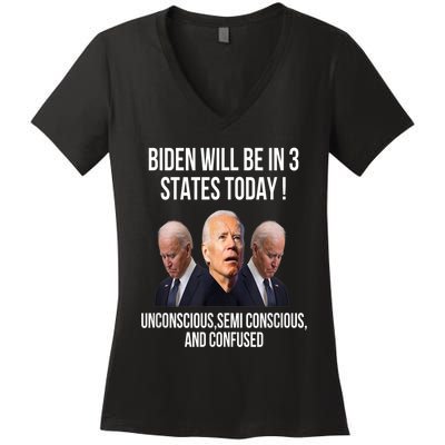 Republican Anti Joe Biden Women's V-Neck T-Shirt