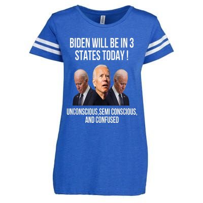 Republican Anti Joe Biden Enza Ladies Jersey Football T-Shirt