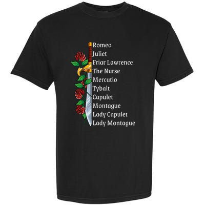 Romeo And Juliet William Shakespeare Gift Garment-Dyed Heavyweight T-Shirt