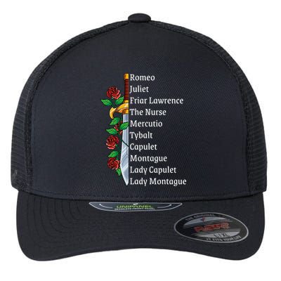 Romeo And Juliet William Shakespeare Gift Flexfit Unipanel Trucker Cap