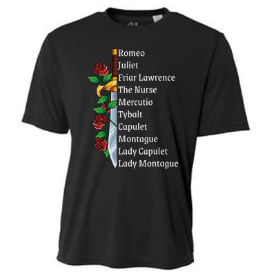 Romeo And Juliet William Shakespeare Gift Cooling Performance Crew T-Shirt