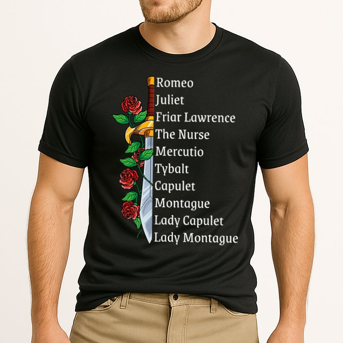 Romeo And Juliet William Shakespeare Gift Cooling Performance Crew T-Shirt