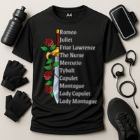 Romeo And Juliet William Shakespeare Gift Cooling Performance Crew T-Shirt