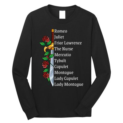 Romeo And Juliet William Shakespeare Gift Long Sleeve Shirt